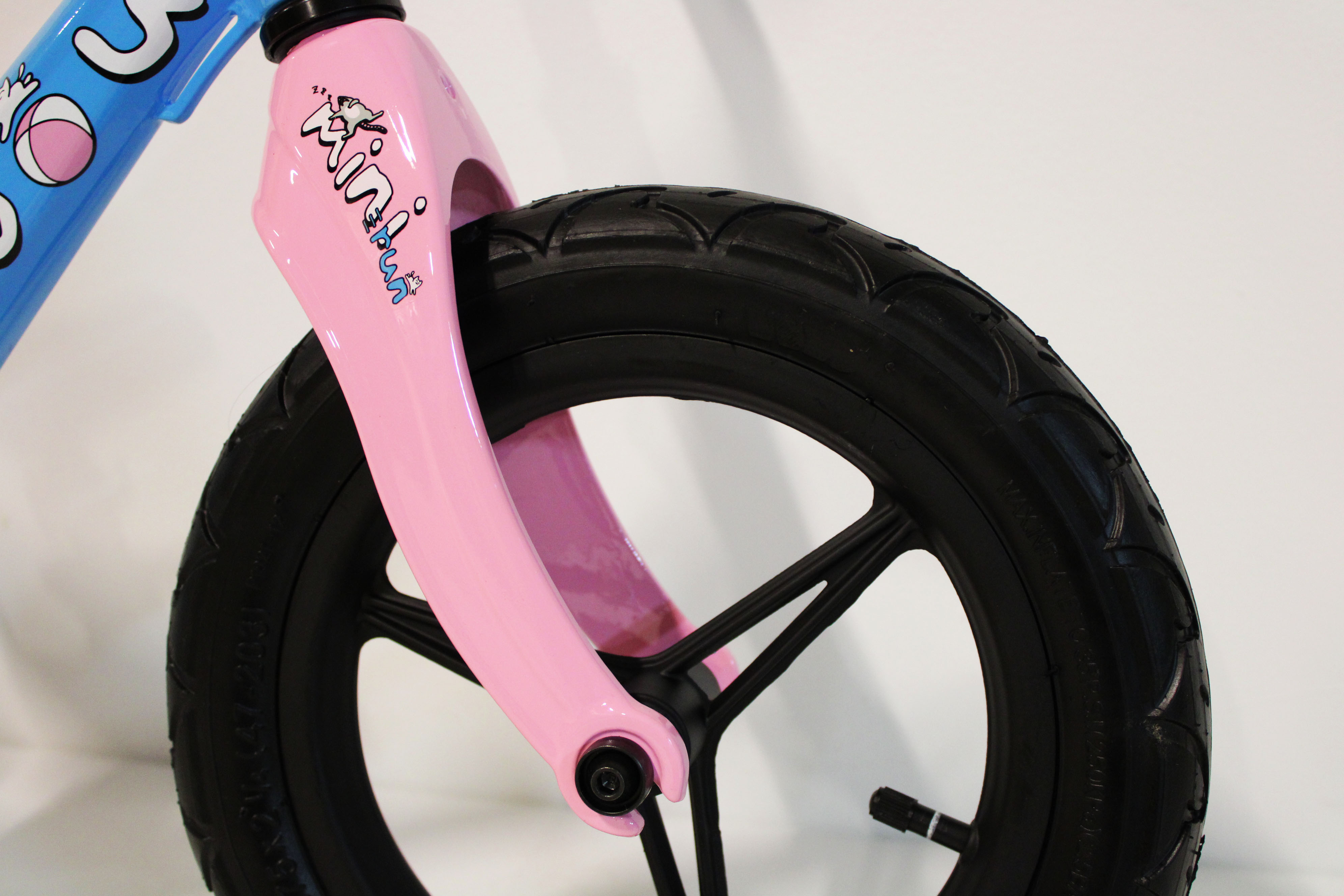 Tabou Mini Run 12" Springcykel Ljusblå /Rosa