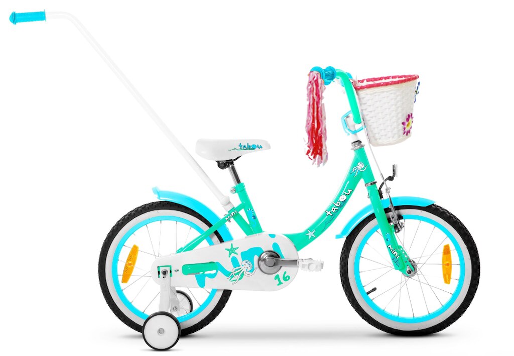 Tabou Mini Alu 16" Mint/Blå