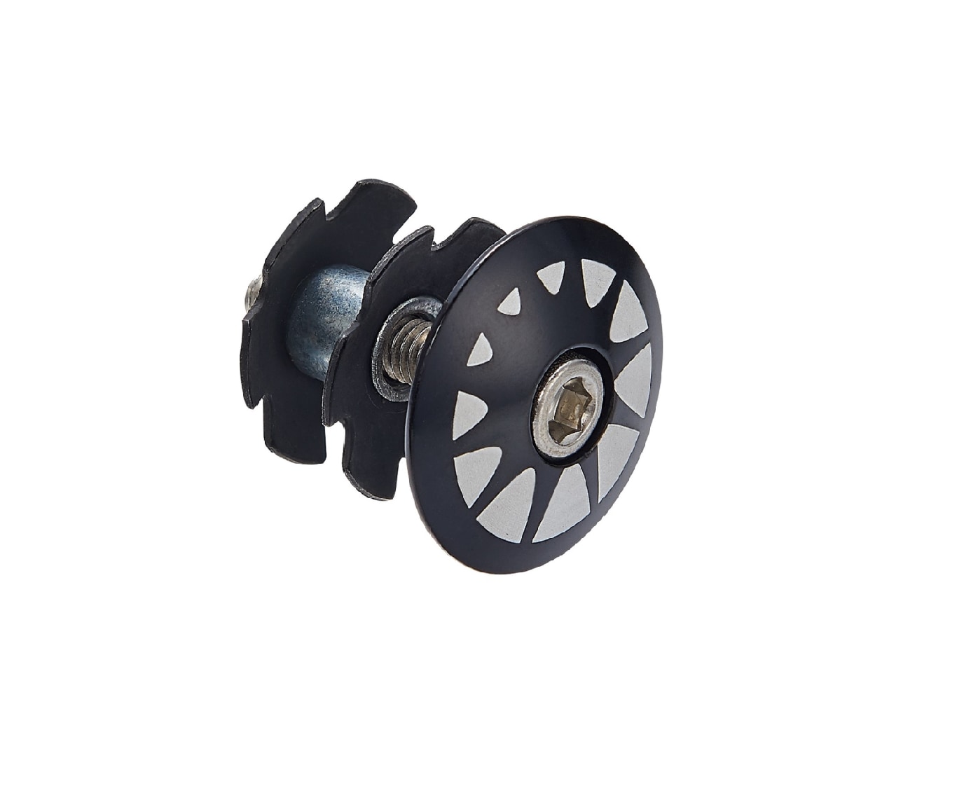 Top cap 1 1/8" till Aheadset Svart
